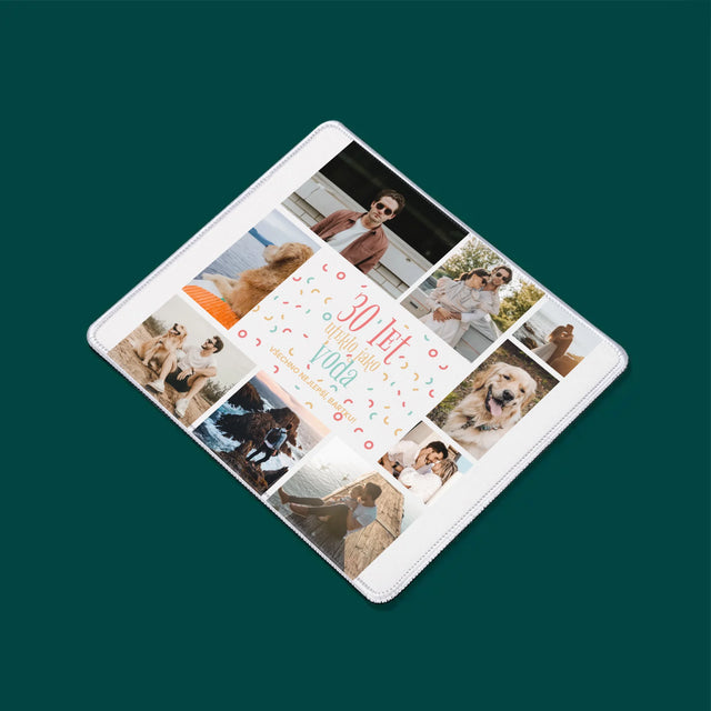 Fotokoláž: 30 Let Uteklo - Podložka Pod Myš