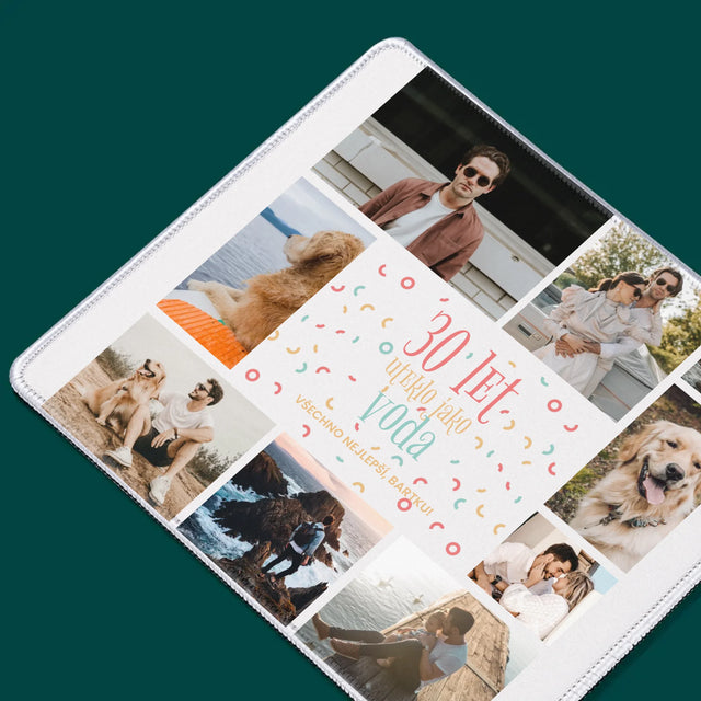 Fotokoláž: 30 Let Uteklo - Podložka Pod Myš