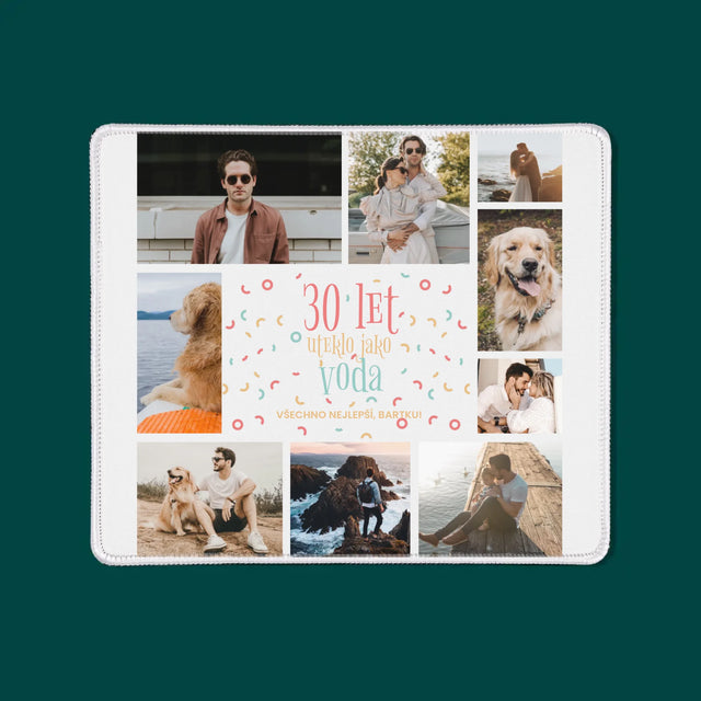 Fotokoláž: 30 Let Uteklo - Podložka Pod Myš