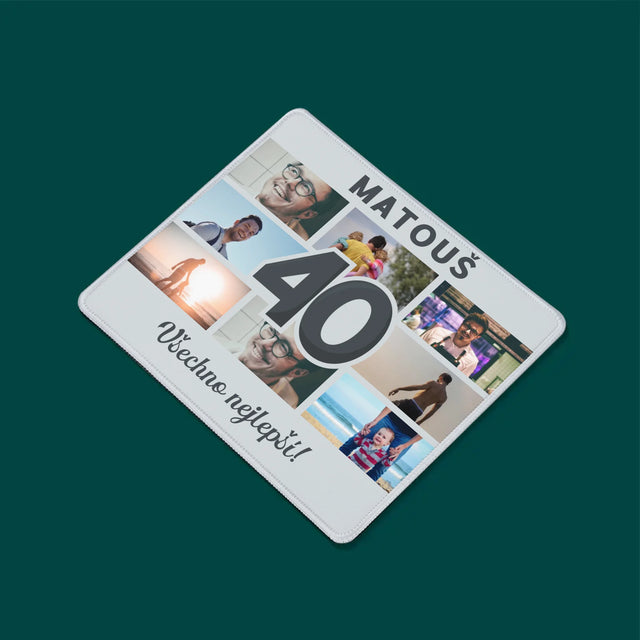 Fotokoláž: 40 Let - Podložka Pod Myš