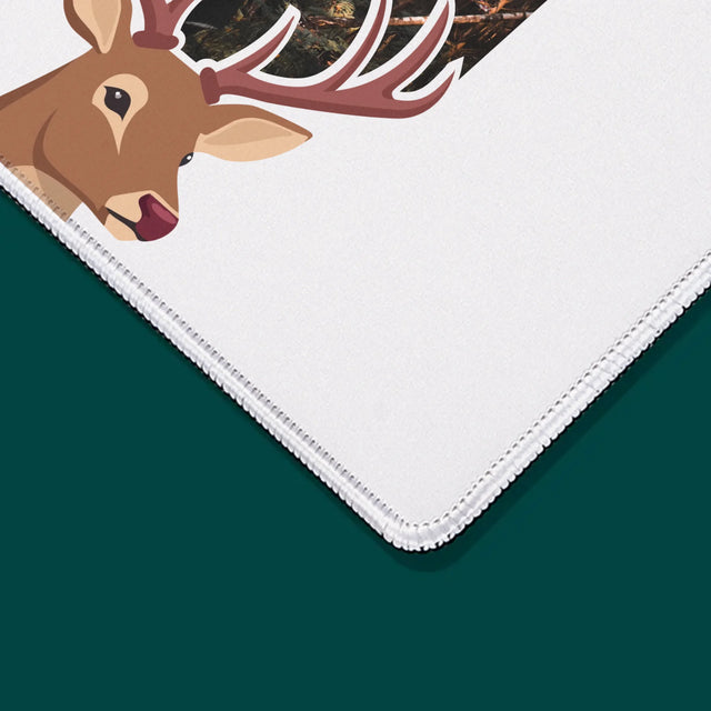 Fotka S Textem: Jelen - Podložka Pod Myš