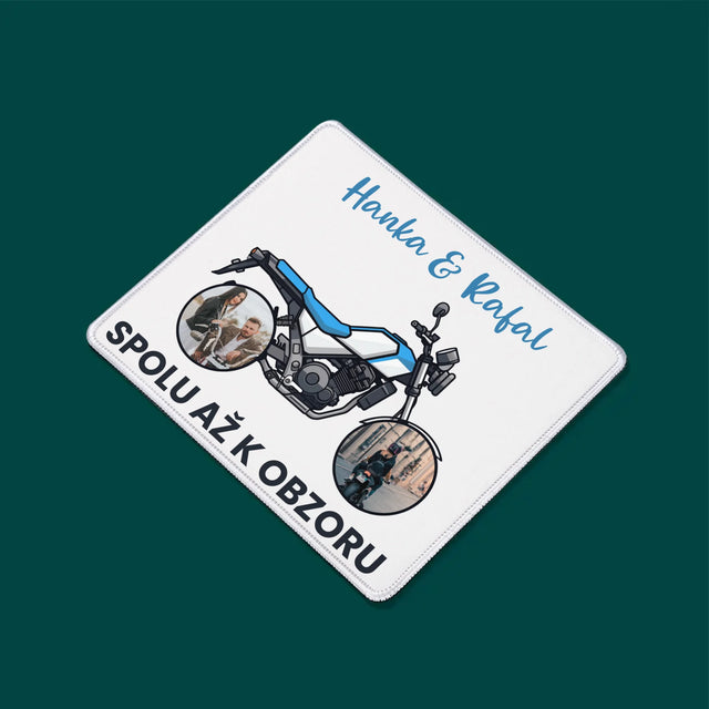 Fotokoláž: Spolu Až K Obzoru - Podložka Pod Myš