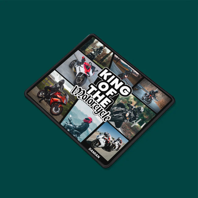 Fotokoláž: King Of The Motorcycle - Podložka Pod Myš
