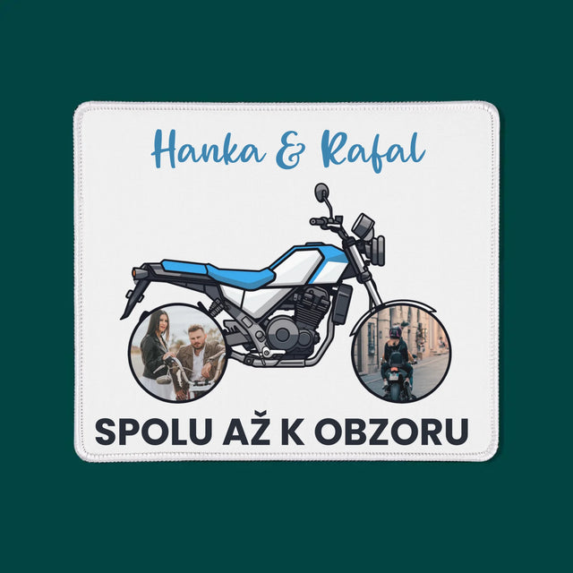 Fotokoláž: Spolu Až K Obzoru - Podložka Pod Myš