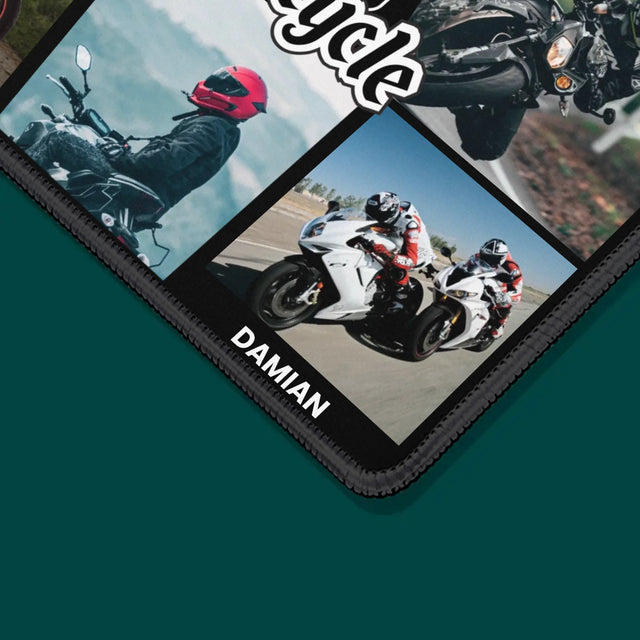 Fotokoláž: King Of The Motorcycle - Podložka Pod Myš