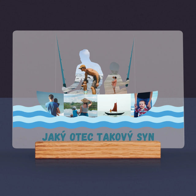 Tvar Z Fotek: Jaký Otec Takový Syn - Tisk Na Akrylovém Skle
