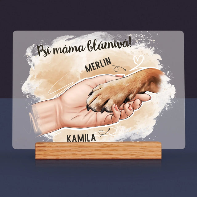 Designér Postav: Psí Máma - Tisk Na Akrylovém Skle