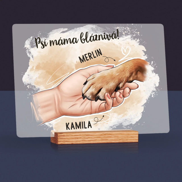 Designér Postav: Psí Máma - Tisk Na Akrylovém Skle