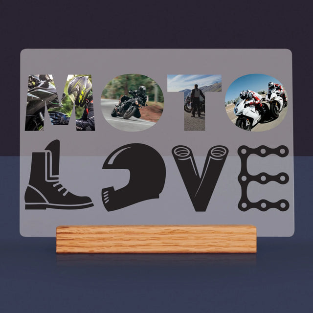 Slovo Z Fotek: Motolove - Tisk Na Akrylovém Skle
