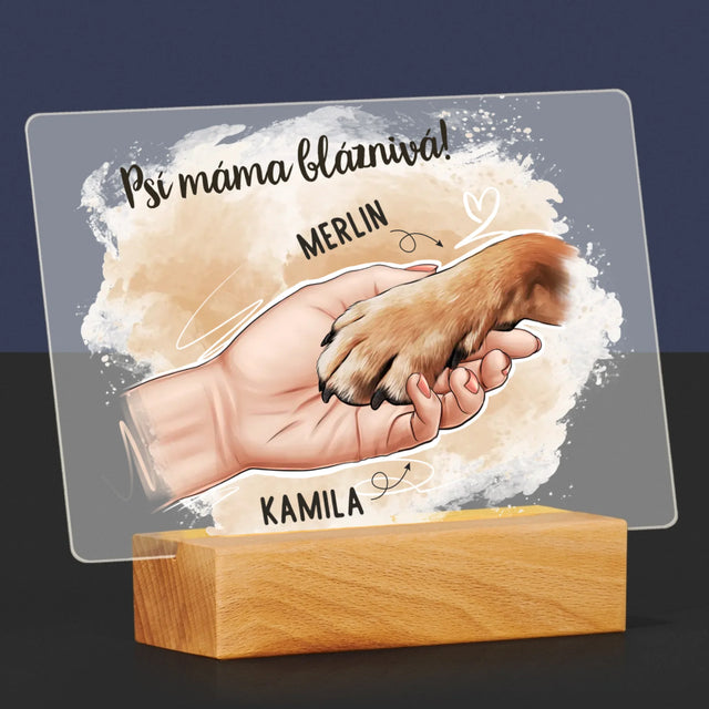 Designér Postav: Psí Máma - Tisk Na Akrylovém Skle