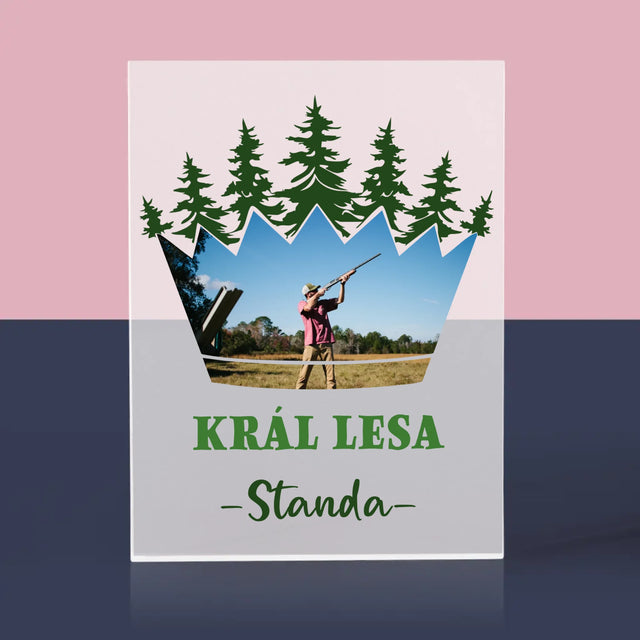 Tvar Z Fotek: Král Lesa - Akrylový Blok