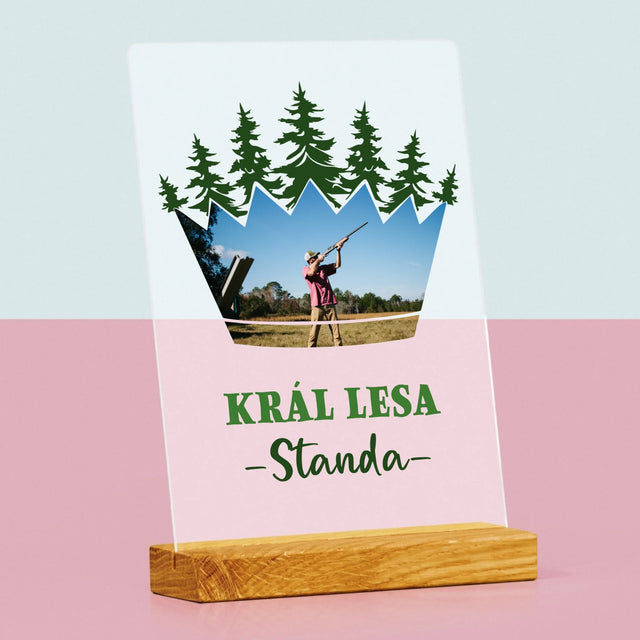 Tvar Z Fotek: Král Lesa - Tisk Na Akrylovém Skle
