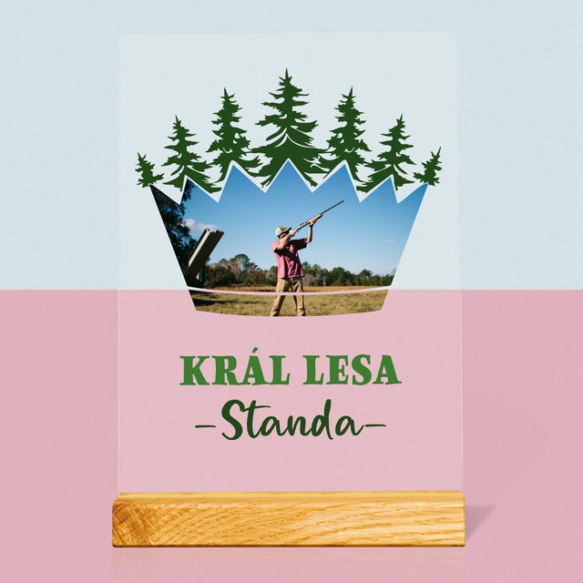 Tvar Z Fotek: Král Lesa - Tisk Na Akrylovém Skle