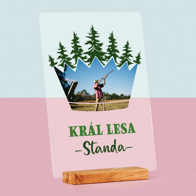 Tvar Z Fotek: Král Lesa - Tisk Na Akrylovém Skle