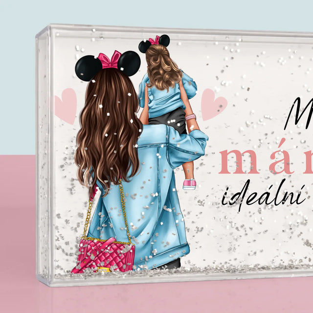 Designér Postav: Ideální Máma - Sněžící Fotorámeček