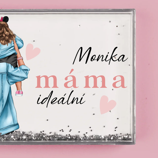 Designér Postav: Ideální Máma - Sněžící Fotorámeček