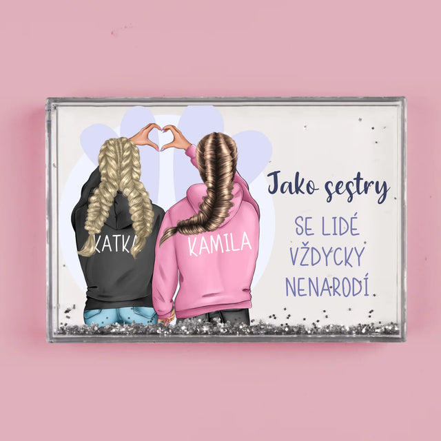 Designér Postav: Zimní Kamarádky - Sněžící Fotorámeček