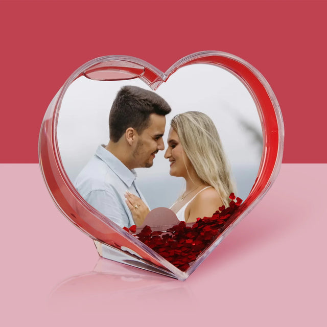 Fotka: Tvoje Fotka - Sněhová Koule - Srdce