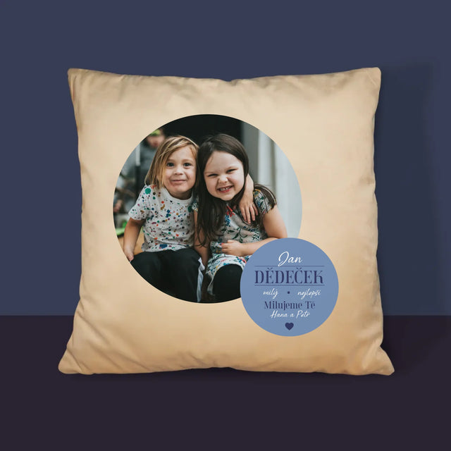 Fotokoláž: Milý Dědečku - Polštář