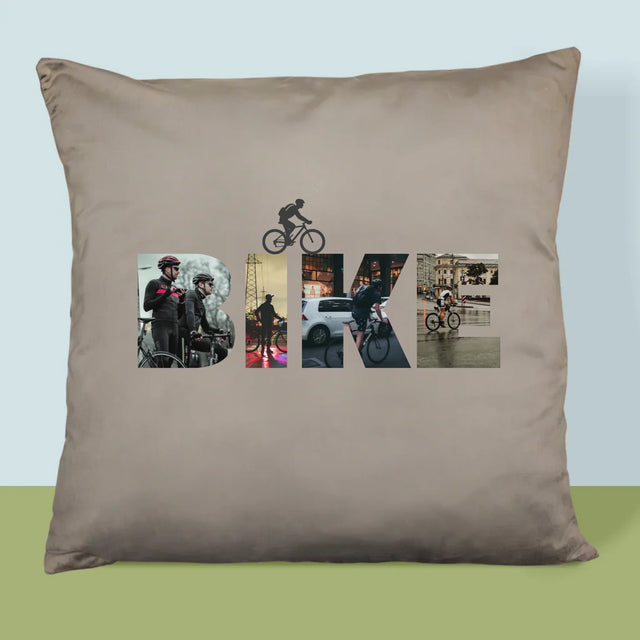 Slovo Z Fotek: Bike - Polštář