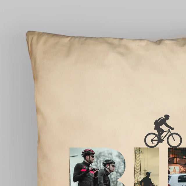 Slovo Z Fotek: Bike - Polštář