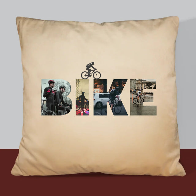 Slovo Z Fotek: Bike - Polštář