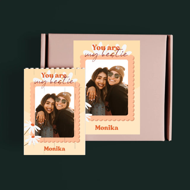 Fotokoláž: Fotky Besties - Kostky Lego