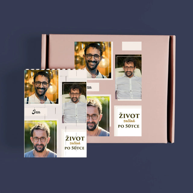 Fotokoláž: Život Začíná Po 50Tce - Kostky Lego