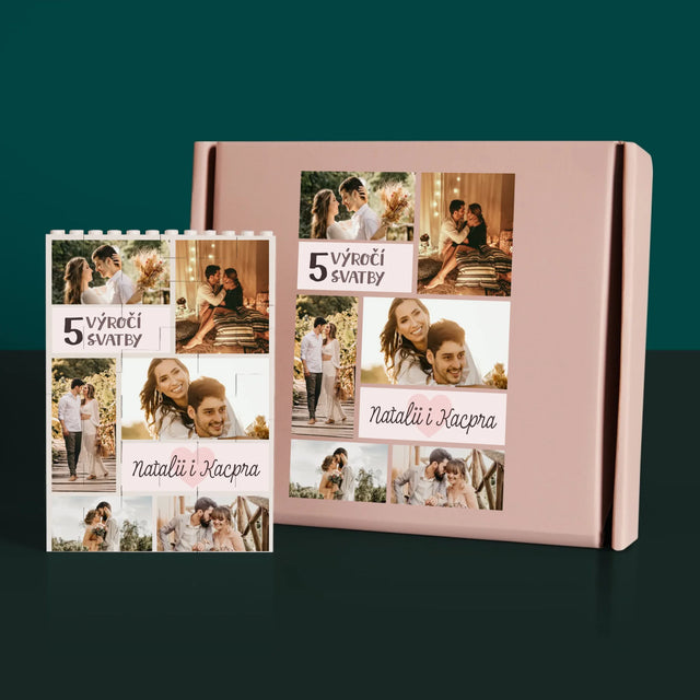 Fotokoláž: 5. Výročí - Kostky Lego