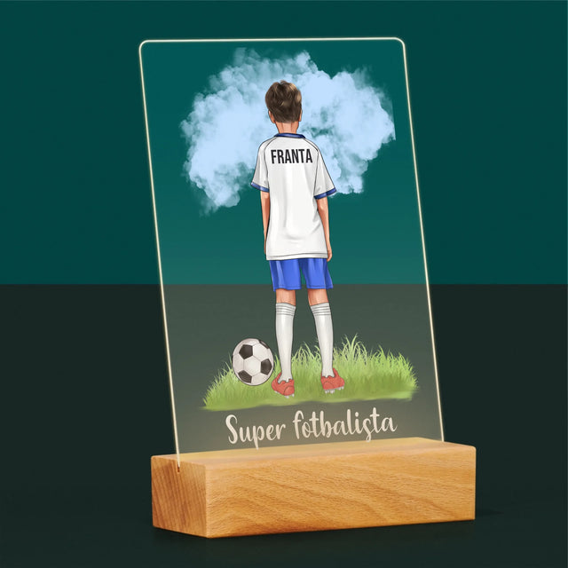 Designér Postav: Malý Fotbalista - Tisk Na Akrylovém Skle