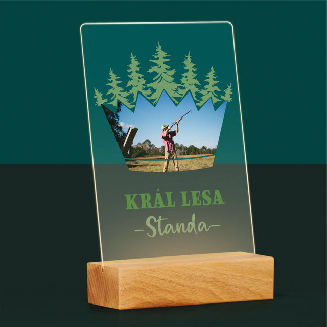 Tvar Z Fotek: Král Lesa - Tisk Na Akrylovém Skle
