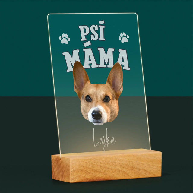 Tvoje Postava: Psí Máma - Tisk Na Akrylovém Skle