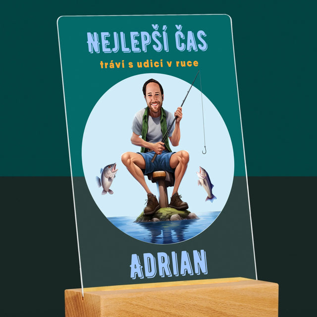 Fotka A Textem: Nejlepší Čas - Tisk Na Akrylovém Skle