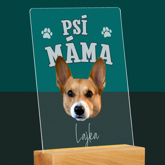 Tvoje Postava: Psí Máma - Tisk Na Akrylovém Skle