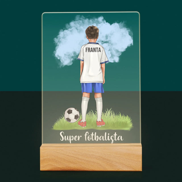 Designér Postav: Malý Fotbalista - Tisk Na Akrylovém Skle