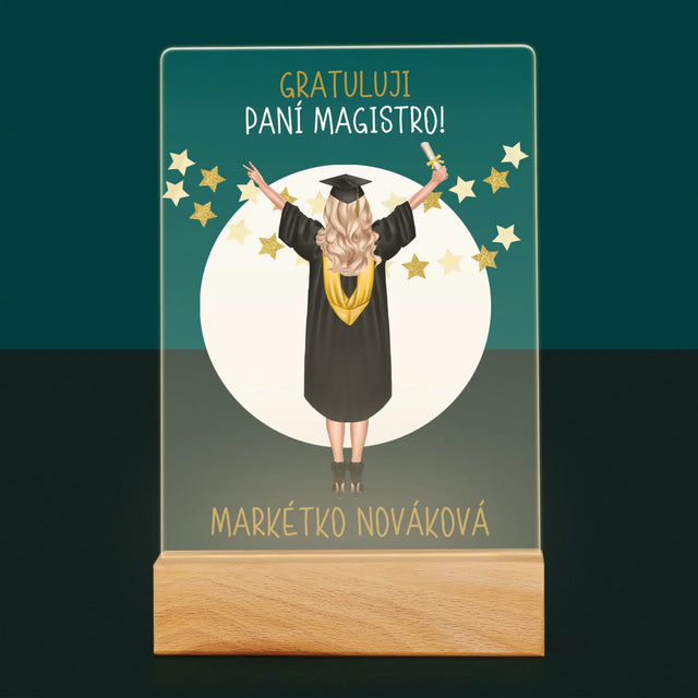 Designér Postav: Jsi Magistra - Tisk Na Akrylovém Skle