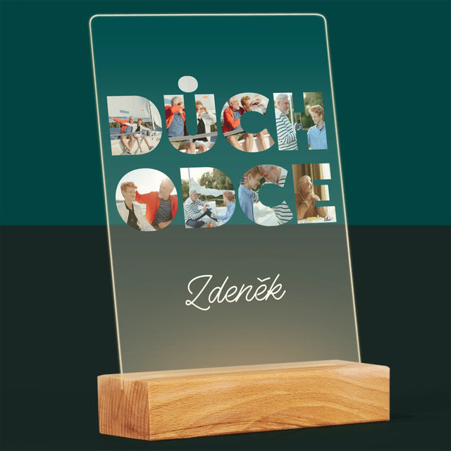 Slovo Z Fotek: Důchodce - Tisk Na Akrylovém Skle