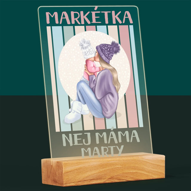 Designér Postav: Nej Máma - Tisk Na Akrylovém Skle