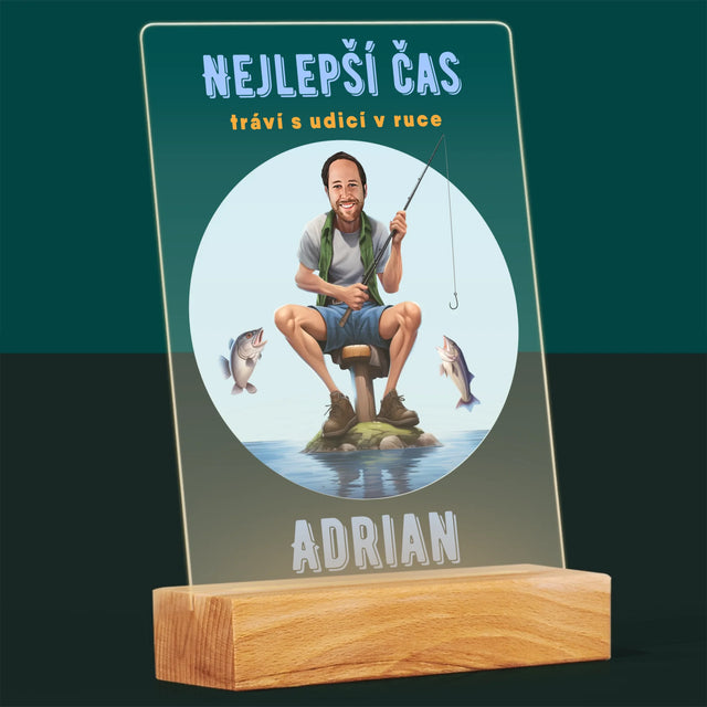 Fotka A Textem: Nejlepší Čas - Tisk Na Akrylovém Skle
