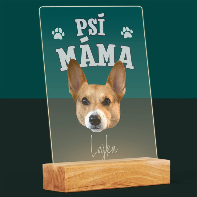 Tvoje Postava: Psí Máma - Tisk Na Akrylovém Skle