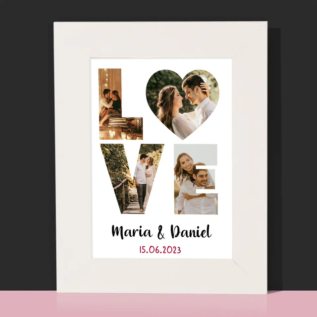 Slovo Z Fotek: Love - Fotorámeček
