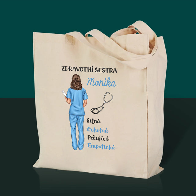 Designér Postav: Vlastnosti Zdravotní Sestry - Plátěná Taška