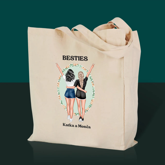 Designér Postav: Best Friends - Plátěná Taška