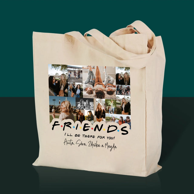 Fotokoláž: Friends - Plátěná Taška