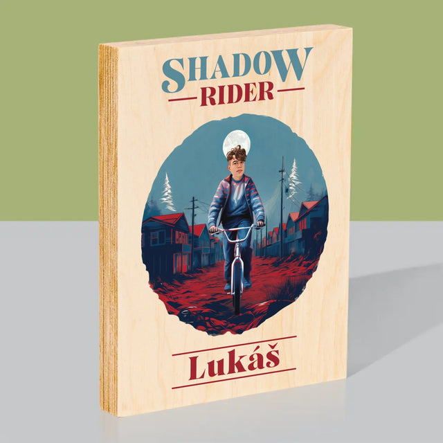 Tvoje Postava: Shadow Rider - Tisk Na Dřevo