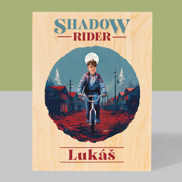 Tvoje Postava: Shadow Rider - Tisk Na Dřevo
