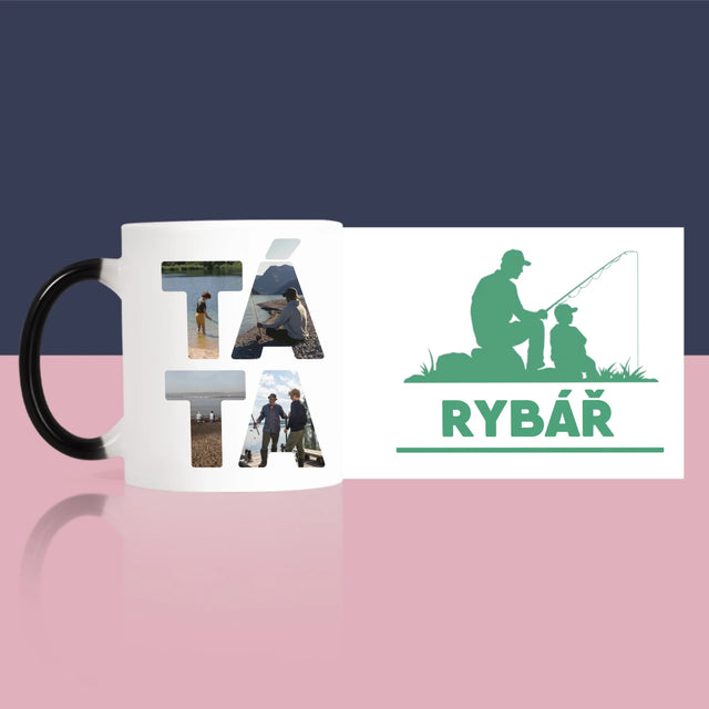Slovo Z Fotek: Táta Rybář - Hrnek