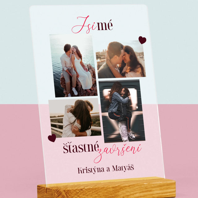 Fotokoláž: Jsi Mé Šťastné Završení - Tisk Na Akrylovém Skle