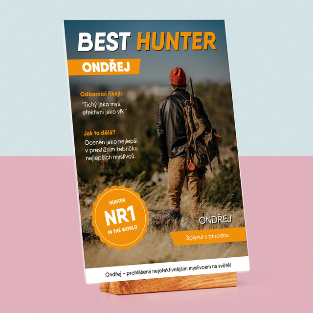 Obálka Časopisu: Best Hunter - Tisk Na Akrylovém Skle
