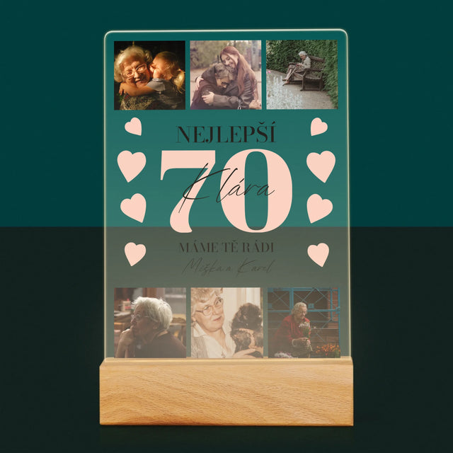 Fotokoláž: Nejlepší 70 - Tisk Na Akrylovém Skle